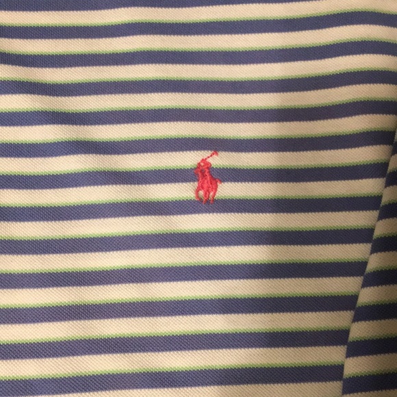 Pin Stripe Ralph Lauren Polo - Picture 3 of 3